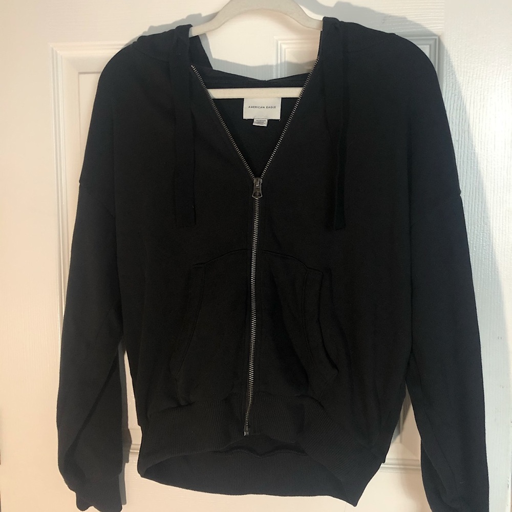 AE Cozy Sherpa Lined Fleece Zip-Up Hoodie